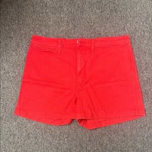 Madewell Vibrant Red Women's Shorts